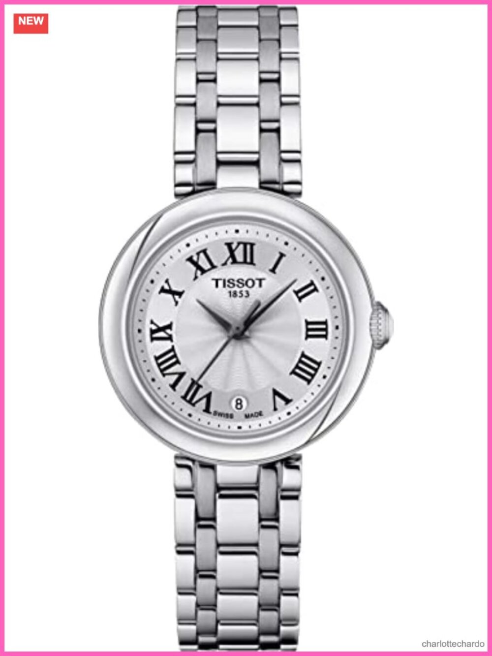 Tissot Bellissima Swiss Quartz 26mm White Dial Women's Watch